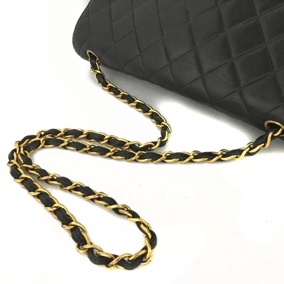 CHANEL JUMBO Flap Bag Quilted Caviar & Chanel Cambon POCHETTE & Chanel Wallet - Picture 13 of 16